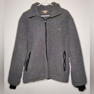 CABELA'S- Gray Full Zip Up Hoodie Women's- Size LARGE